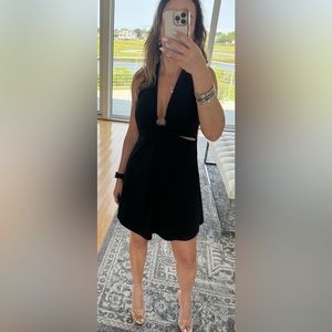 Zara Cutout Black Dress